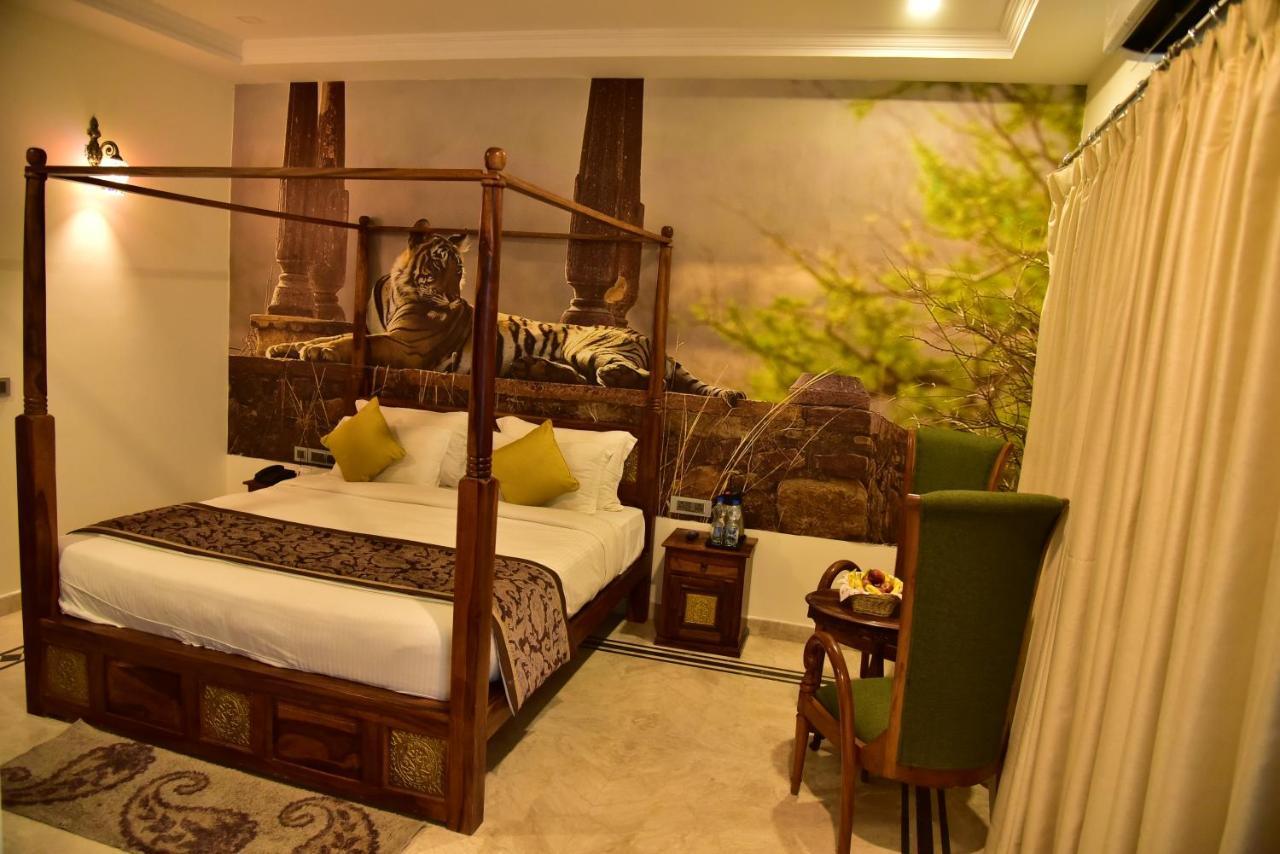 Khilchīpur Clarks Safari Ranthambore מראה חיצוני תמונה